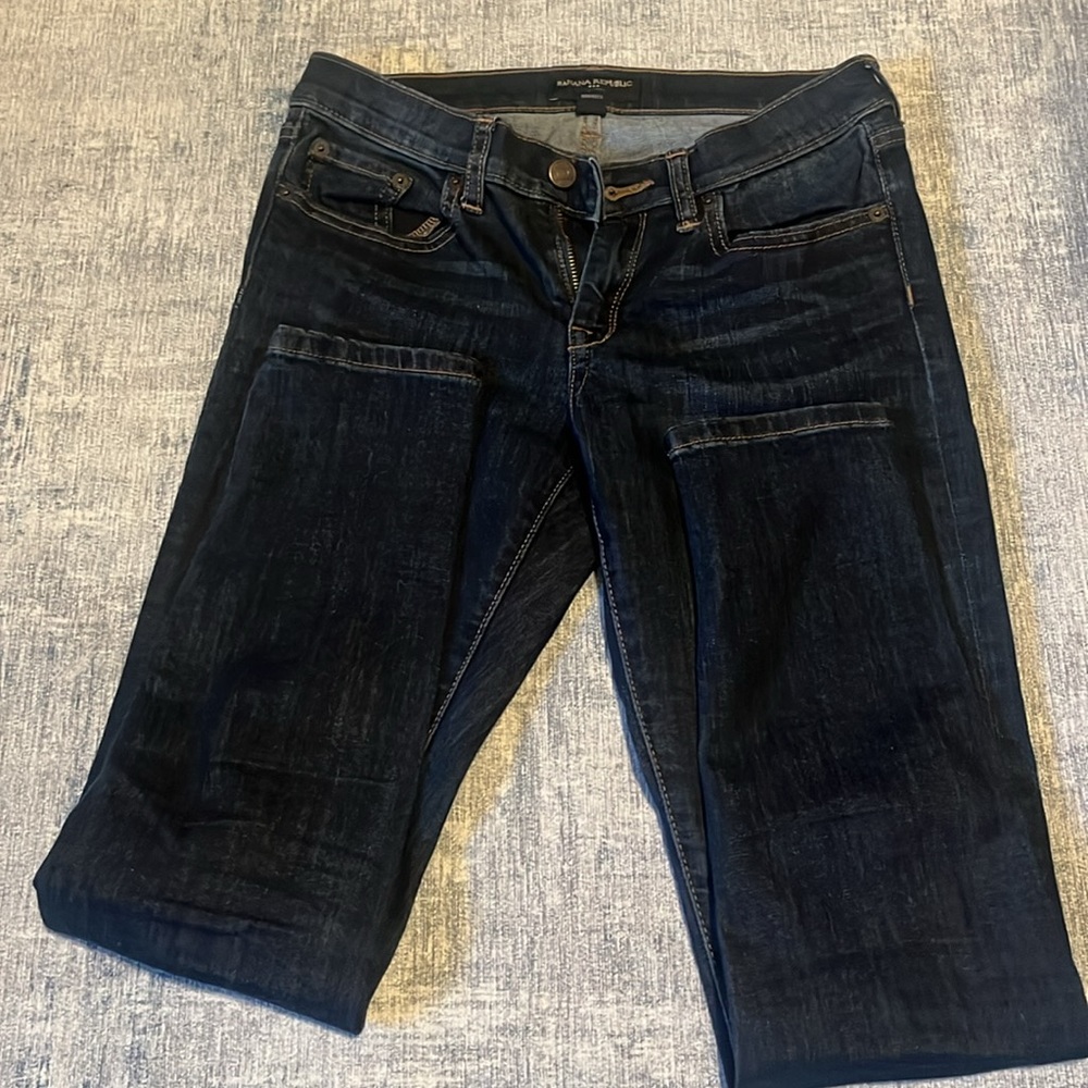 Banana Republic dark wash skinny jeans - Picture 5 of 9